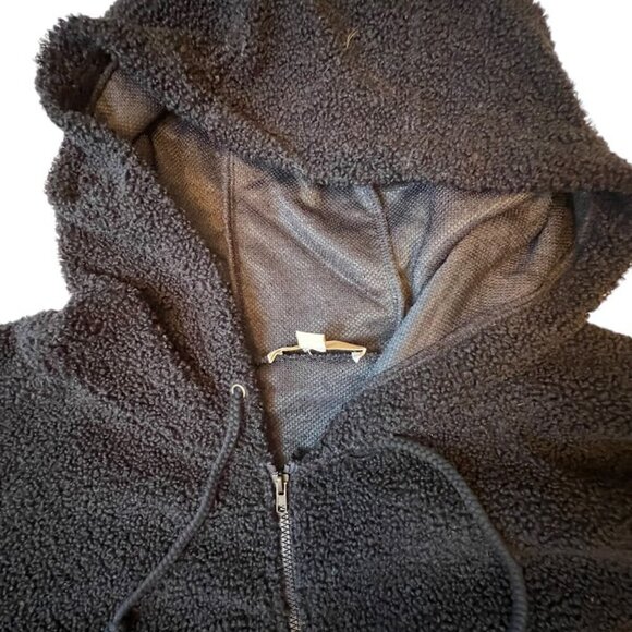 Cozy Navy Hoodie with Elastic Waist 2X - Picture 9 of 9